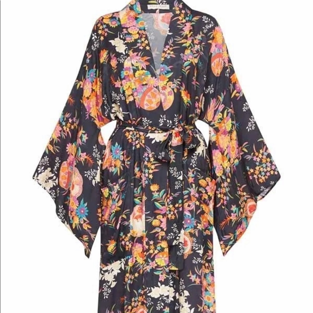 Spell Leo Maxi robe in Charcoal in size M/L